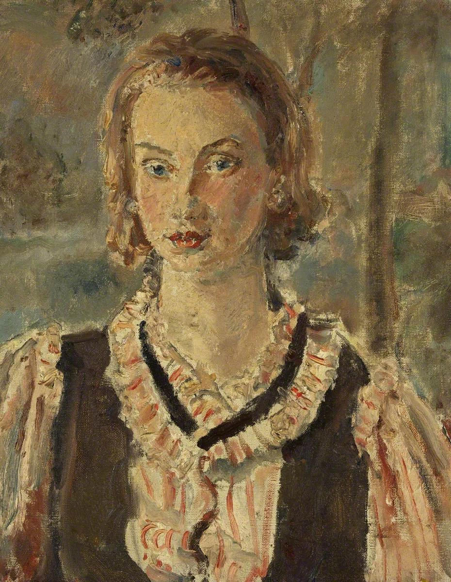 Ethel Walker - Ritratto di ragazza, Bristol Museum & Art Gallery